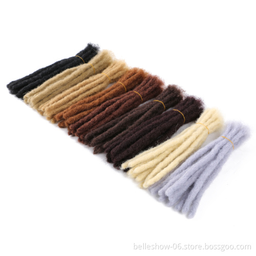 Hot sell 6inch-20 Inch Crochet Braid  for black hair afro kinky hair extensionsAfro Kinky Dreadlocks dreadlocks extensions